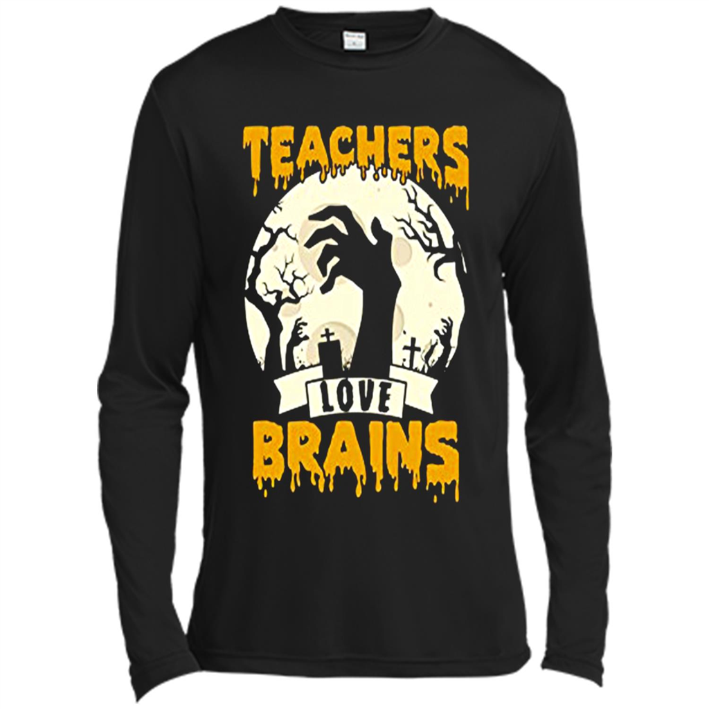 Teas Love Brains Halloween - Canvas T-shirt