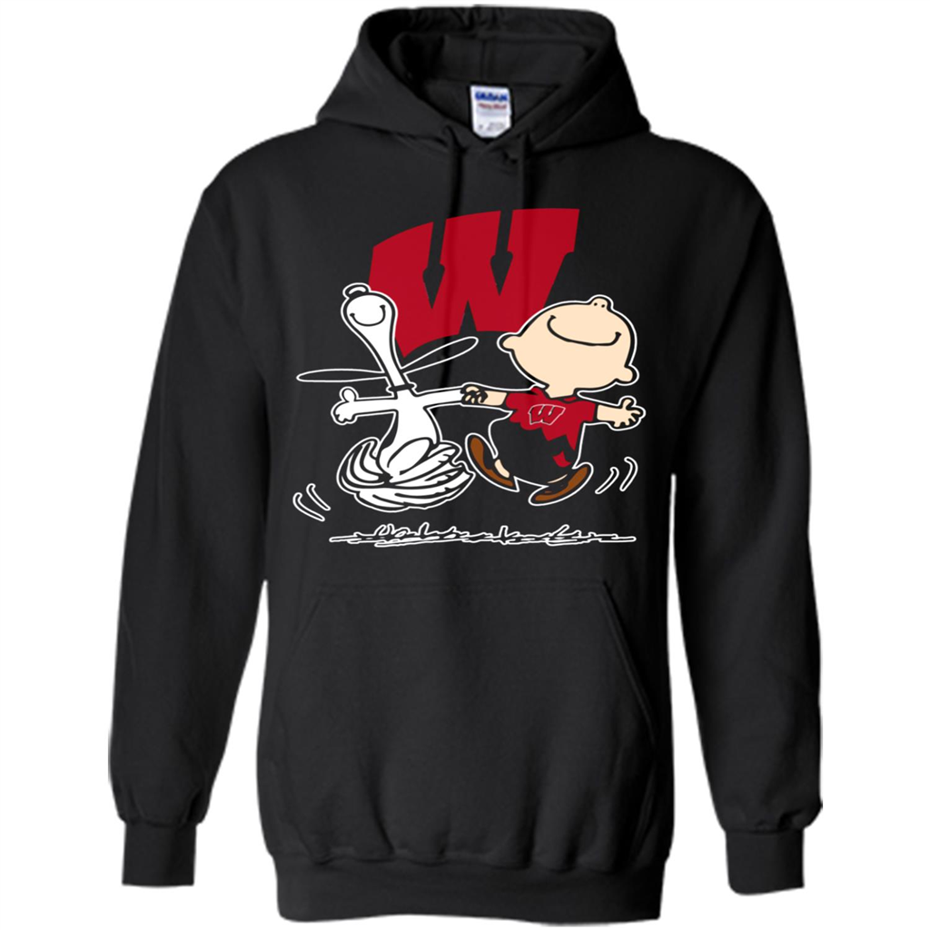 Charlie Brown & Snoopy - Wisconsin Badgers - Shirts