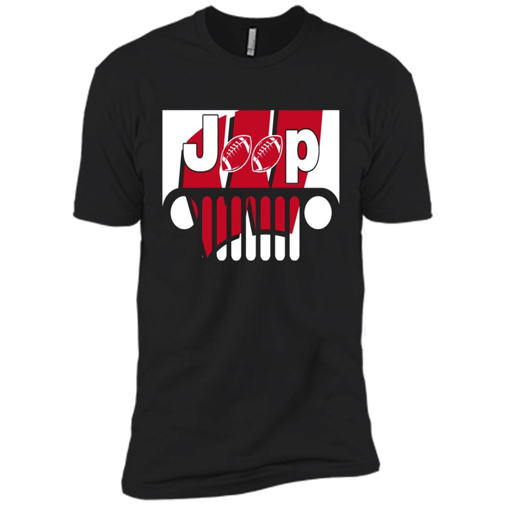 Wisconsin Badgers - Jeep - Premium Short Sleeve T-shirt