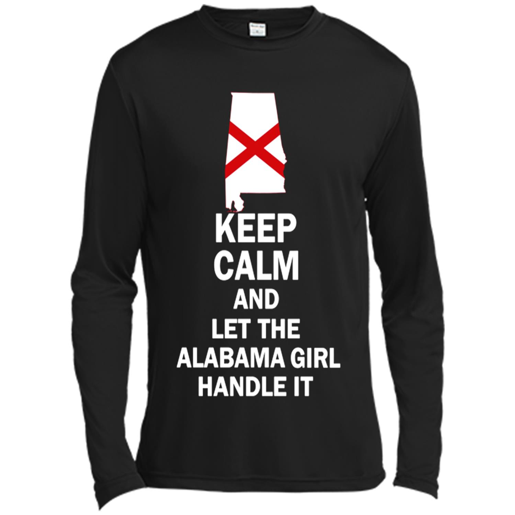 Keep Calm And Let The Alabama Girl Handle It - Canvas T-shirt