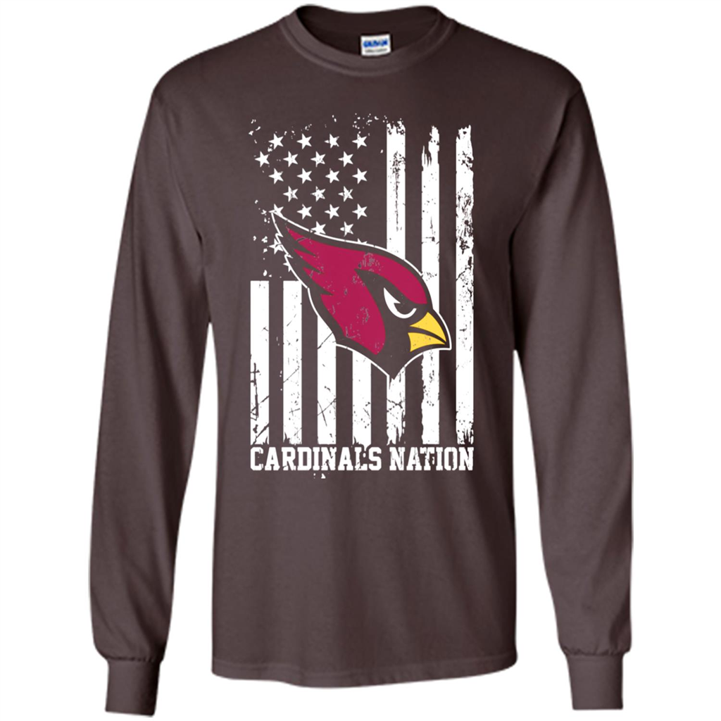 Arizona Cardinals Nations Football Us Flag Fourth Of July - T-shirt