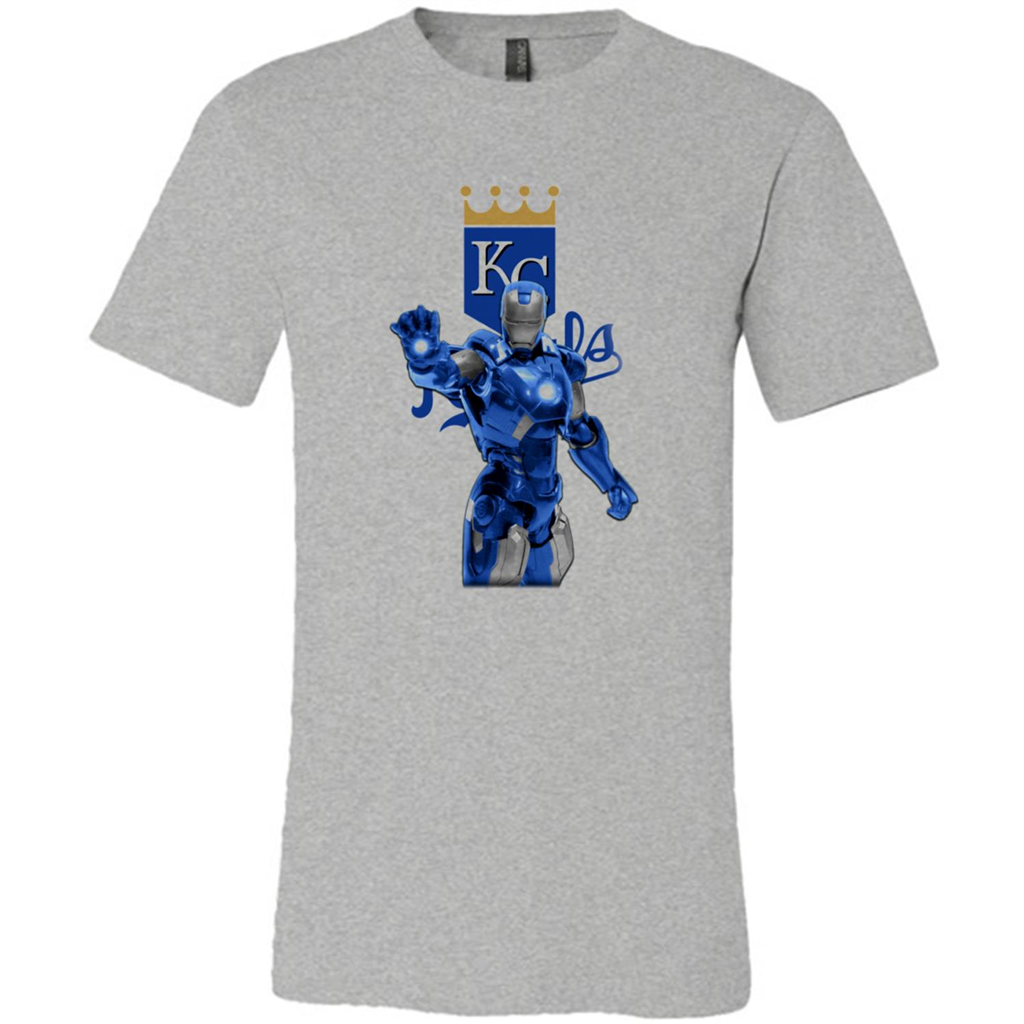 Iron Man Kansas City Royals Shirt For Fans - Canvas Unisex T-shirt