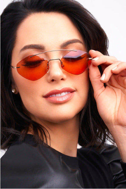 Privado Ninox gold geometric sunglasses