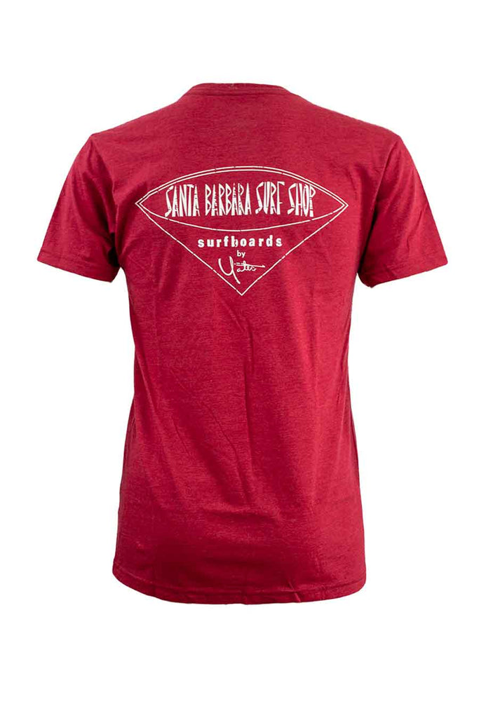 Santa Barbara Surf Shop Distressed Logo Short Sleeve T-Shirt – Surf N ...