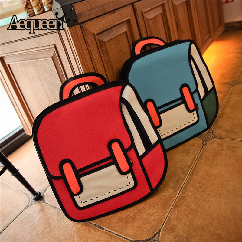 2 d backpack