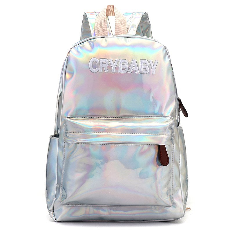 holographic school backpack