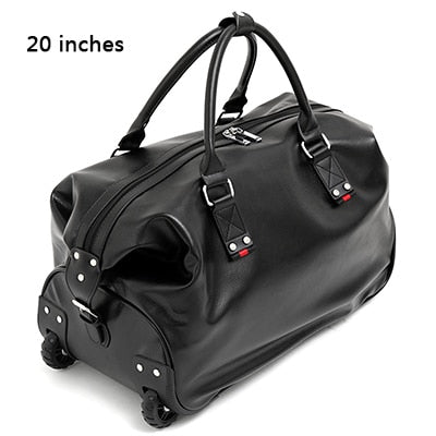 large weekend bag with wheels