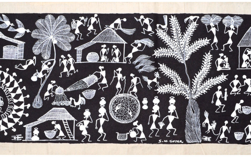 Warli Painting - The History of a Tribal Art Form – ExclusiveLane