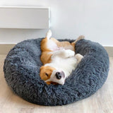 Soft Round Plush Pet Nest Bed – Hisome