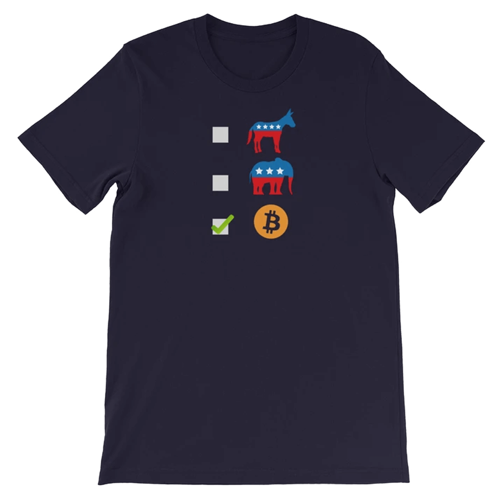 Vote Bitcoin T-shirt