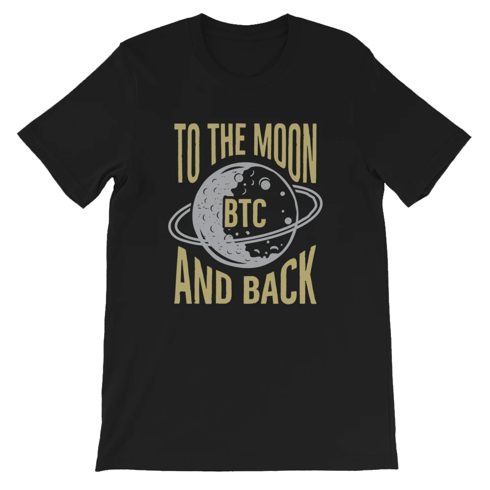 Bitcoin to the Moon and Back T-shirt