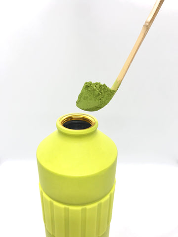 Ceremonial grade Matcha from Uji for iced green tea matcha latte