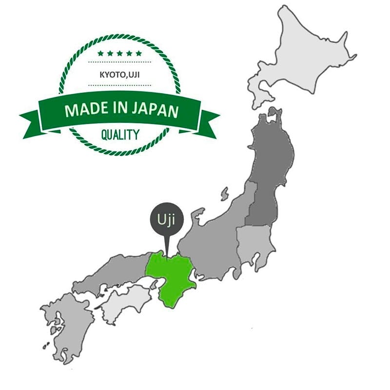Map of Uji region in Japan