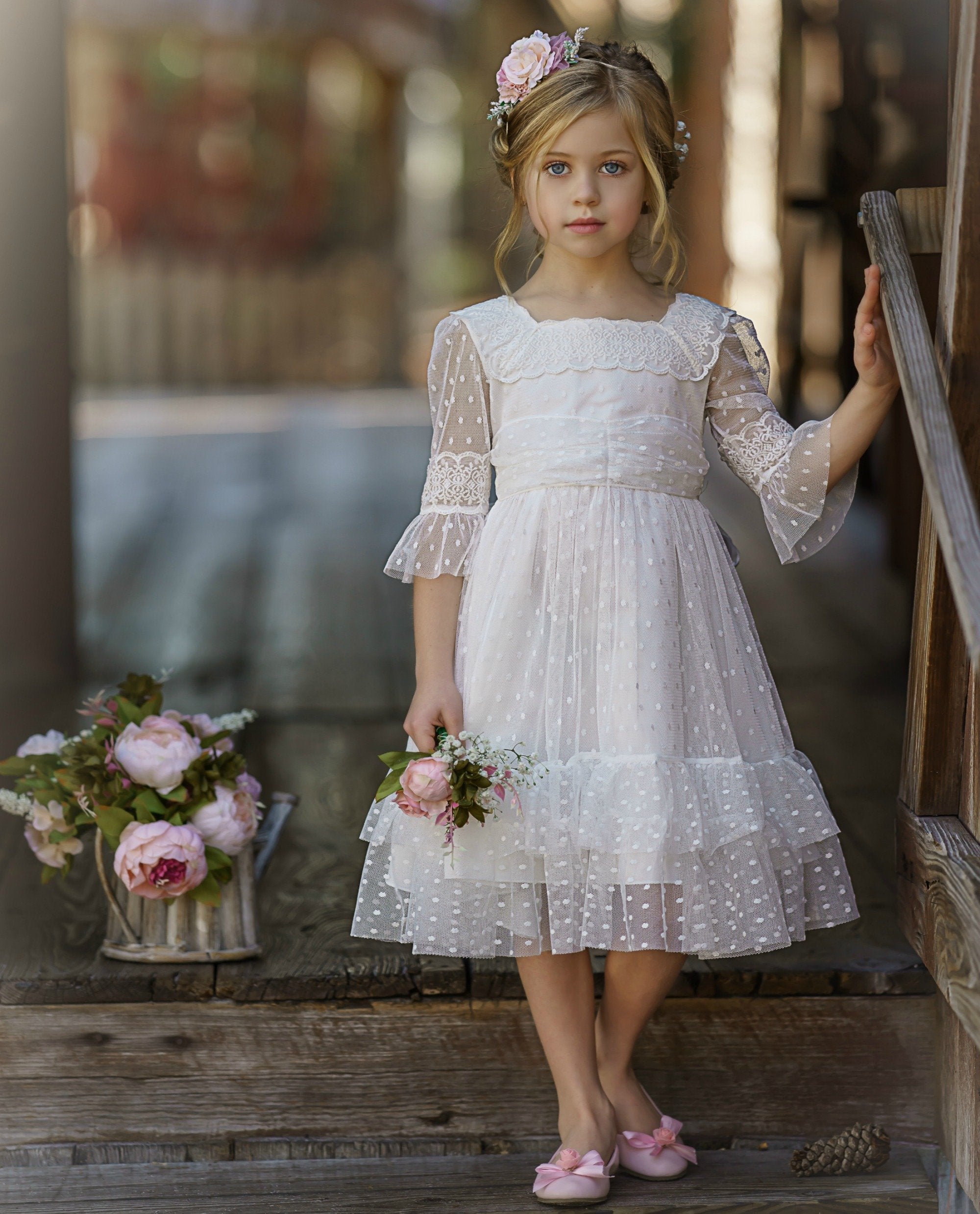Ainhoa Short Flower Girl Dress – sweetvalentina