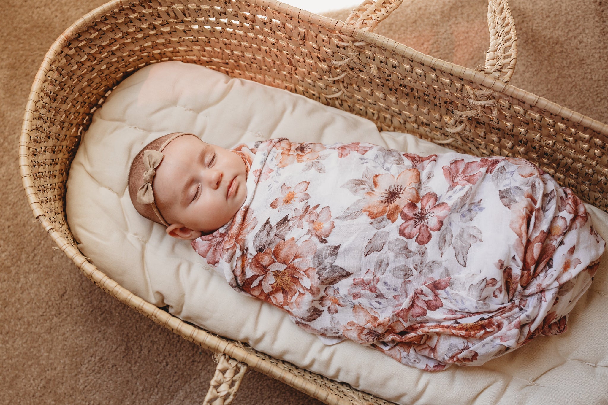 mini muslin blanket