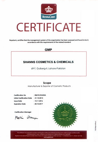 GMP Certificate 2015