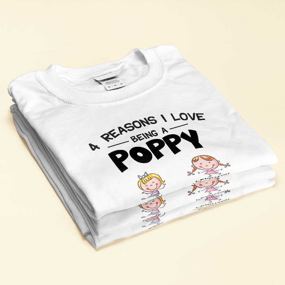 15 Reasons I Love Being Grandpa Shirt, Father's Day Gift For Grandpa 4