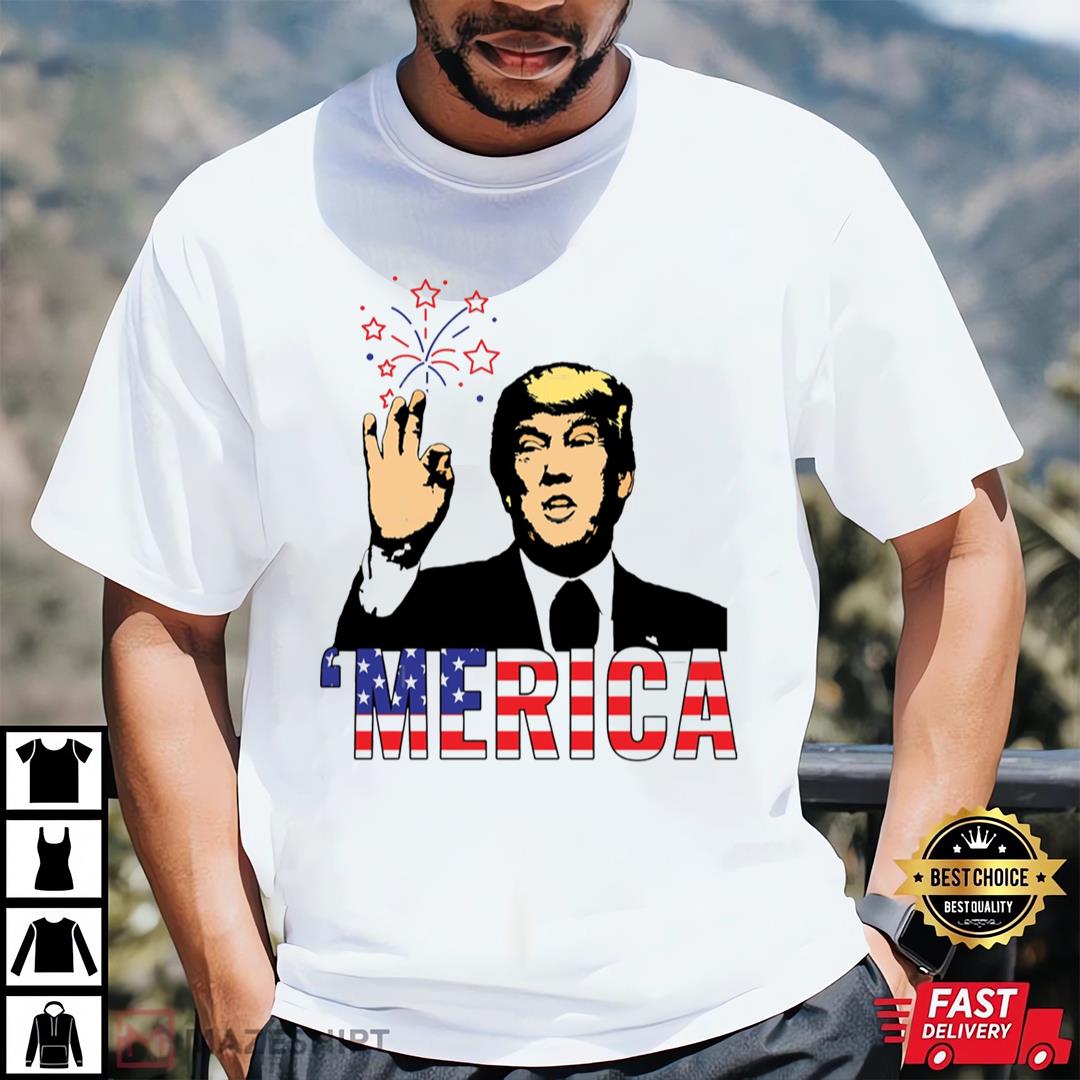 Donald Trump Merica Shirt, Happy Independence Day