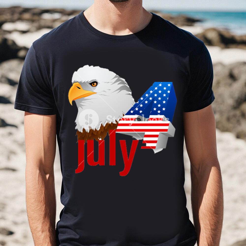 4th Of July Eagle T-Shirt, Independence Day Gift