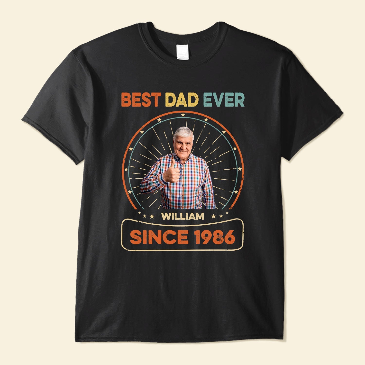 Best Dad Ever - Personalized T-shirt, Father's Day Gift for Dad