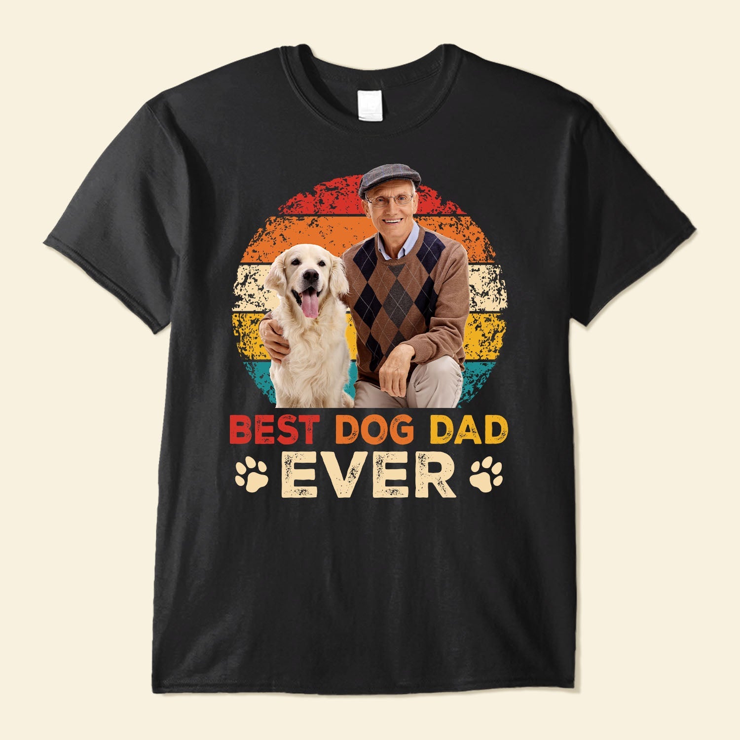 Best Dog Dad Ever - Personalized T-shirt, Gift for Dog Lovers, Dog Dad