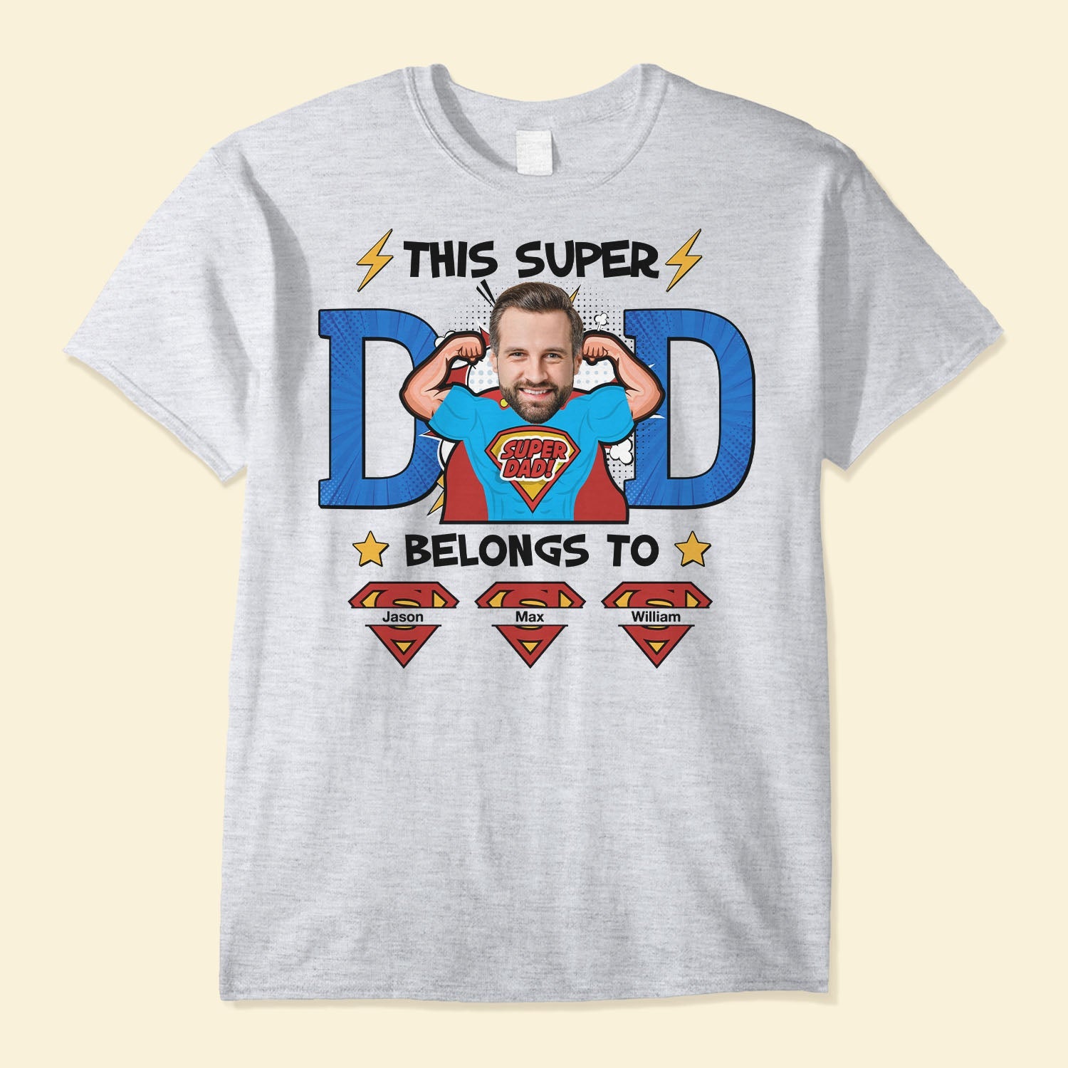 This Super Dad Belongs To T-shirt, Gift For Dad