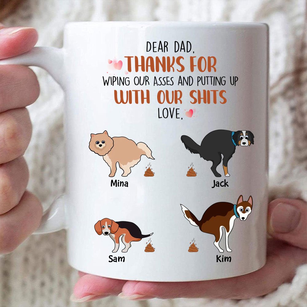 Dog Dad Mug, Gift For Dog Lovers, Dog Dad