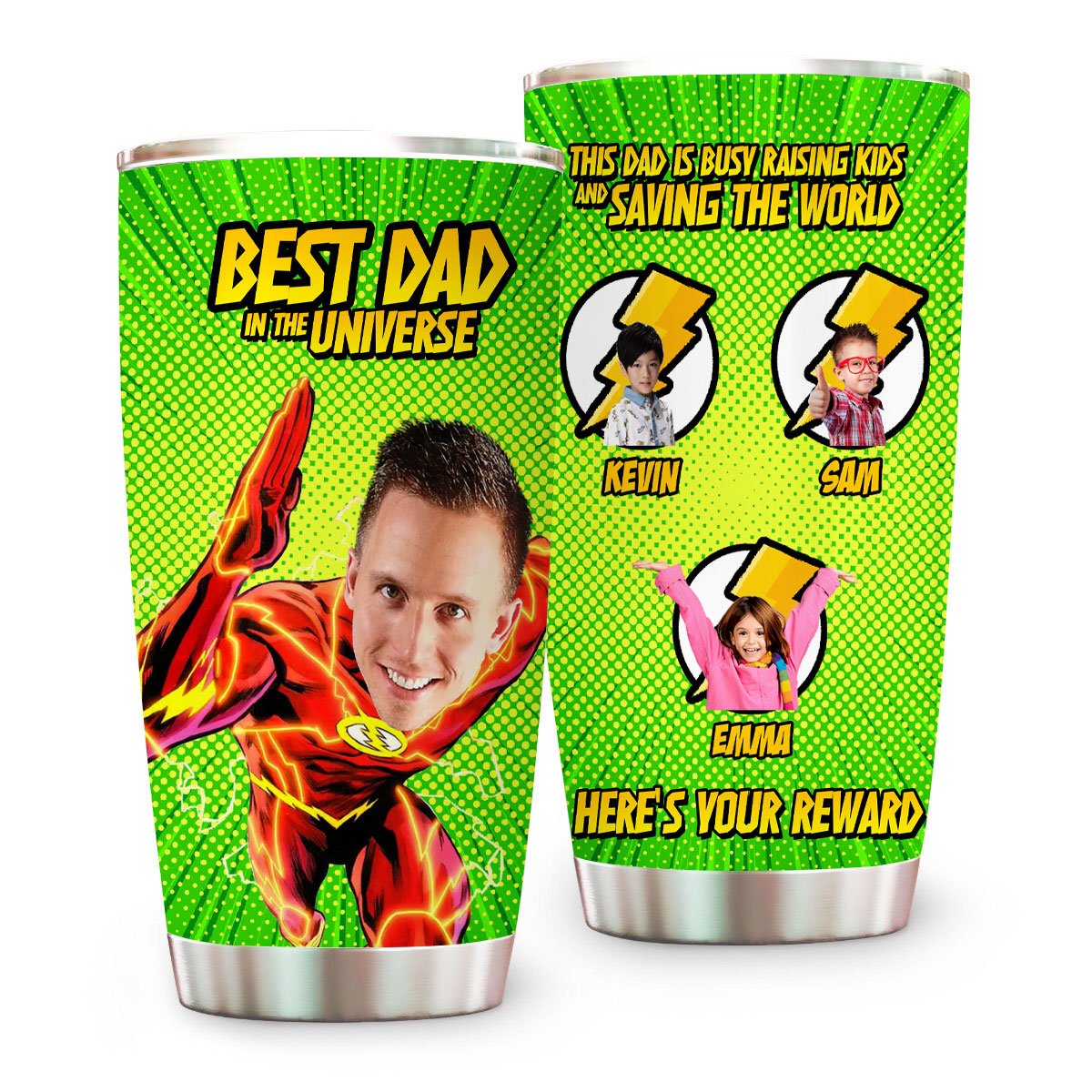 Best Dad In The Universe Tumbler, Father's Day Tumbler