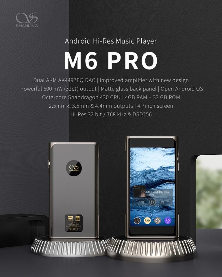 Shanling M6 Pro Announced Latest Android DAP!! — HiFiGo