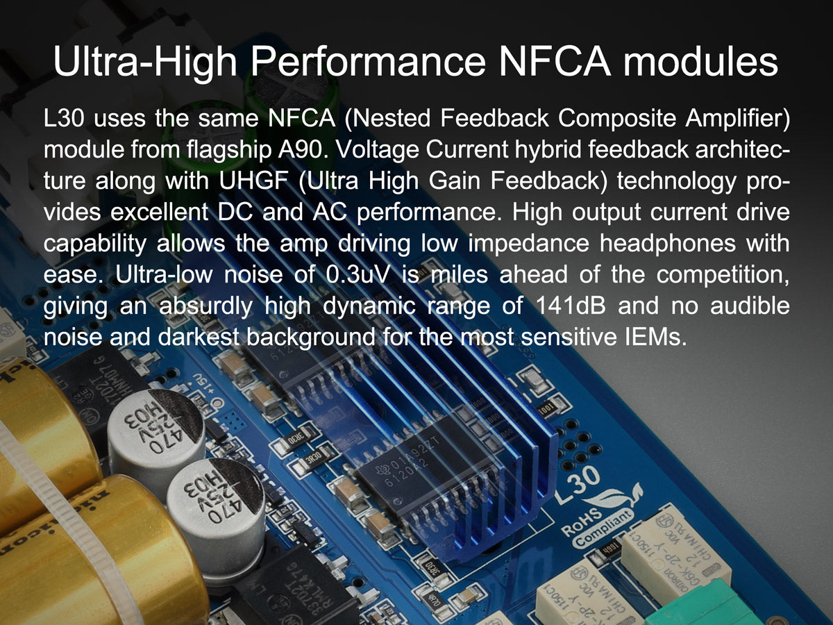 TOPPING L30 headphone amplifier NFCA modules