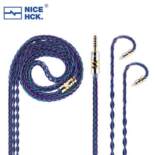 NiceHCK ChocJam 7N Silver Plated OCC+Silver Plated Critically Annealed  Copper IEM Cable — HiFiGo