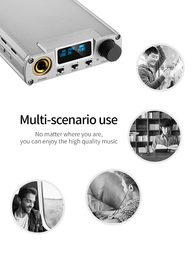 XDUOO XD-05 Plus Portable Desktop DAC Headphone Amplifier 32bit/384kHZ DSD256