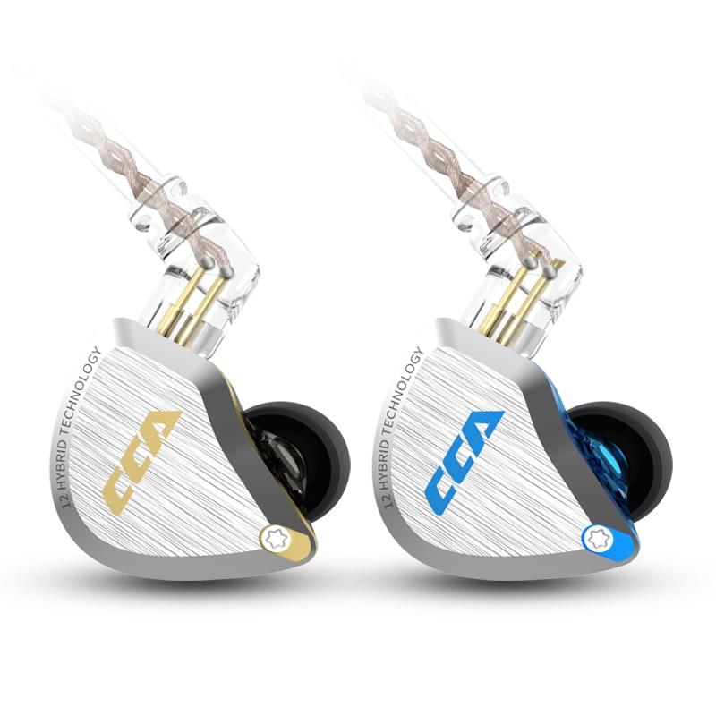 CCA C12 5BA+1DD Hybrid In Ear Earphone 6 Driver Unit HIFI IEM — HiFiGo