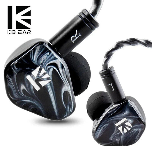 KBEAR Streamer 2PIN Handmade Molded Single Dynamic In-Ear HiFi Headphones