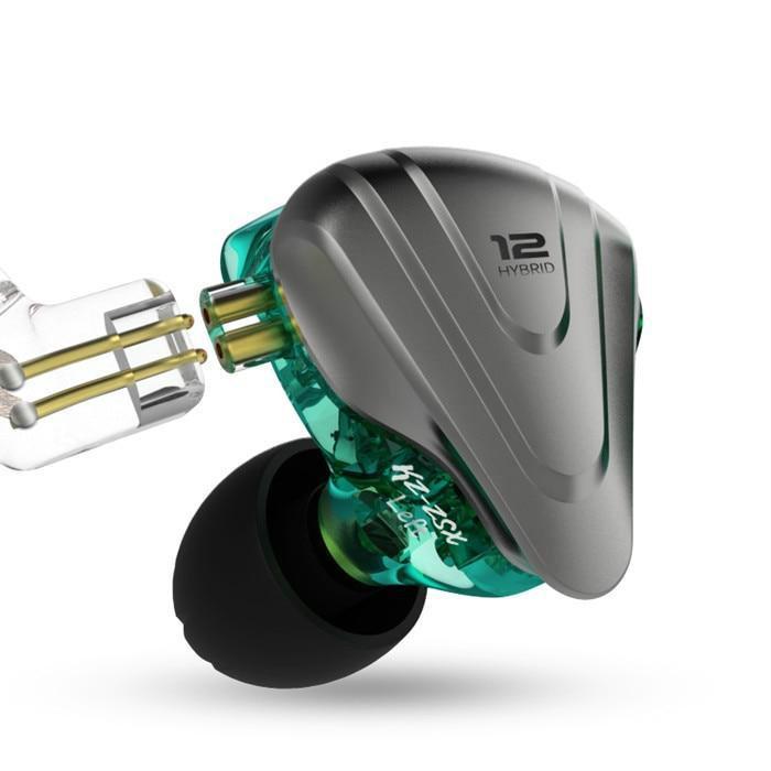 Kz Zsx Terminator Metal 5ba 1dd Hybrid 12 Units Hifi Bass Iem