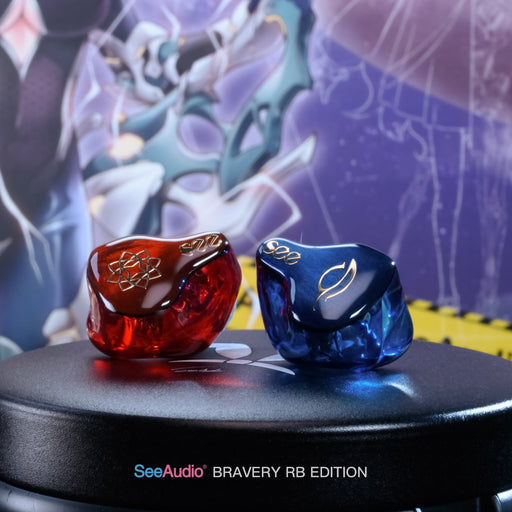 試聴時間は約15時間ですSeeAudio Bravery AE Exclusive Edition 青