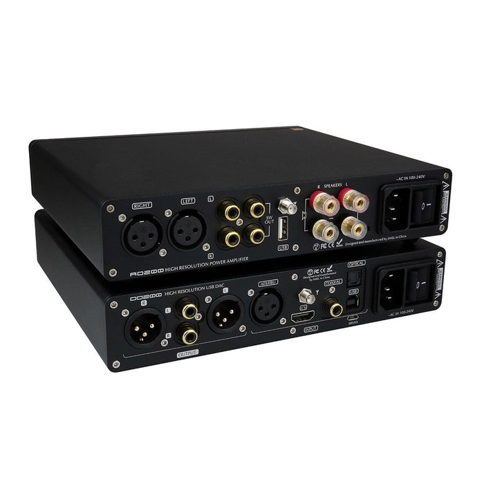 SMSL DO200 MQA DAC + AO200 Digital Power Amplifier + Cables — HiFiGo