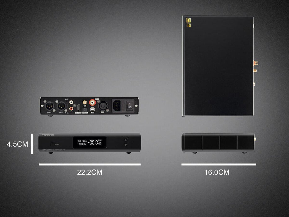 ハイエンドDAC topping D90 AK4499仕様(非MQA) その他 オーディオ機器