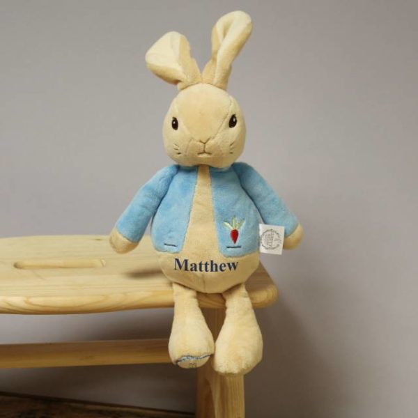 personalised peter rabbit teddy