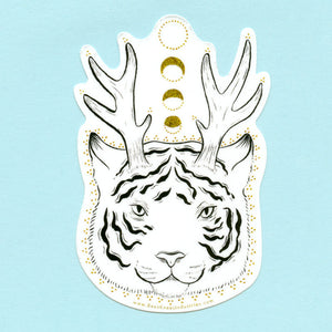 Fantastical Tiger Sticker