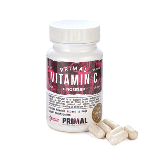 Vitamin C Rosehip Supplement 30 Days Supply Primal Living