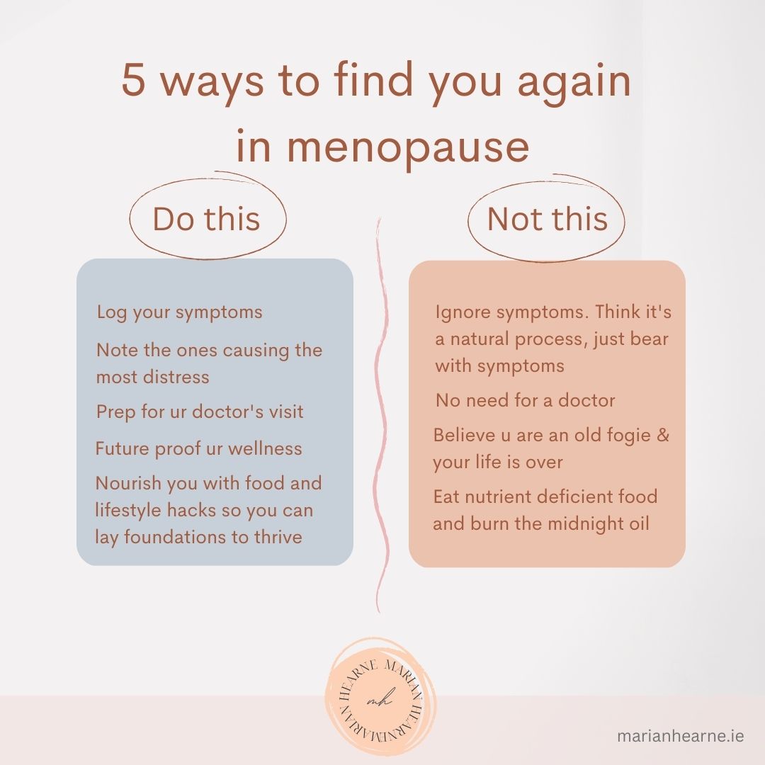 5 ways to find yourself again in menopause