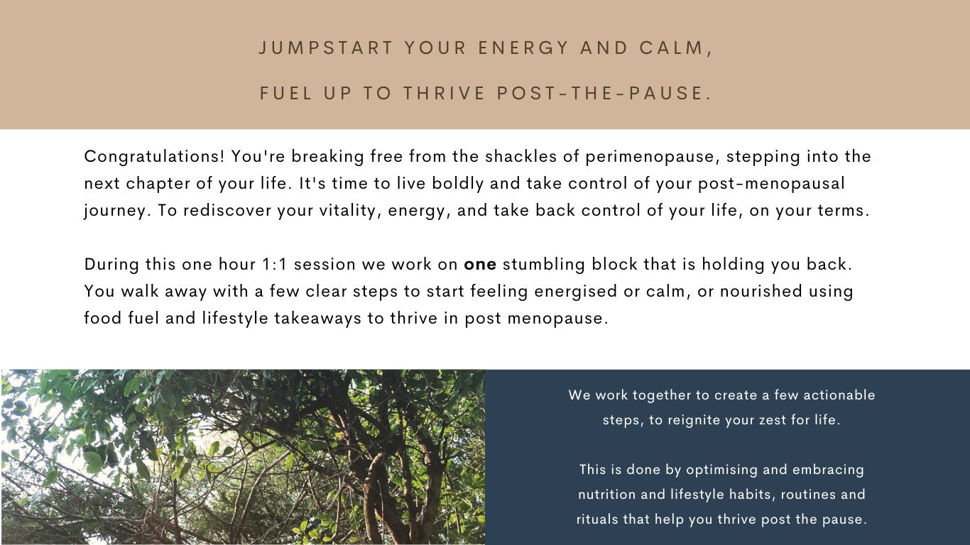 Jumpstart your energy, sleep, calm and take back control in post menopause