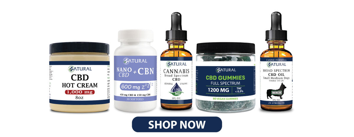 Zatural CBD product collection