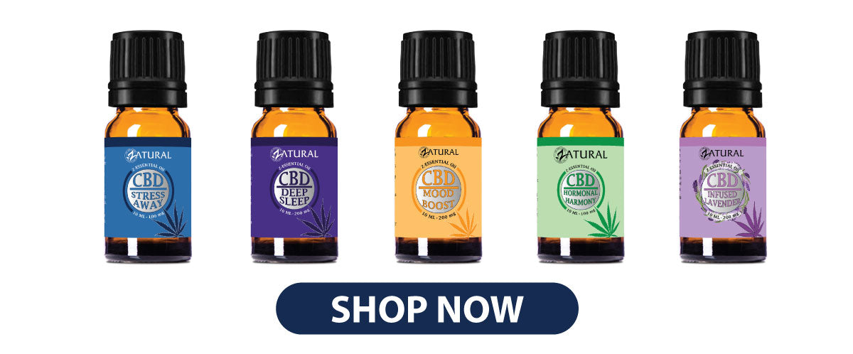 Zatural CBD infused essential oils