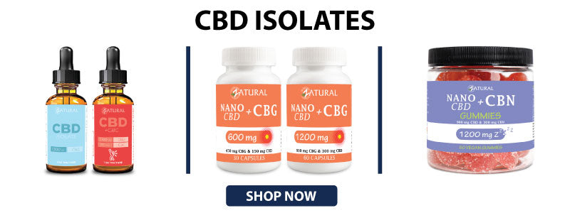 Zatural CBD isolate products