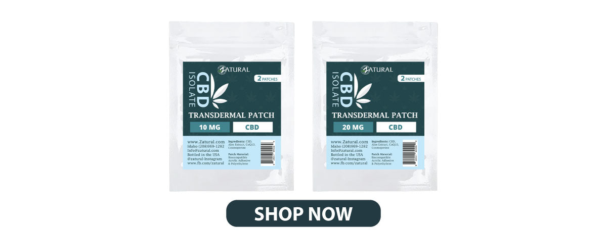 Buy Zatural Transdermal CBD Patch