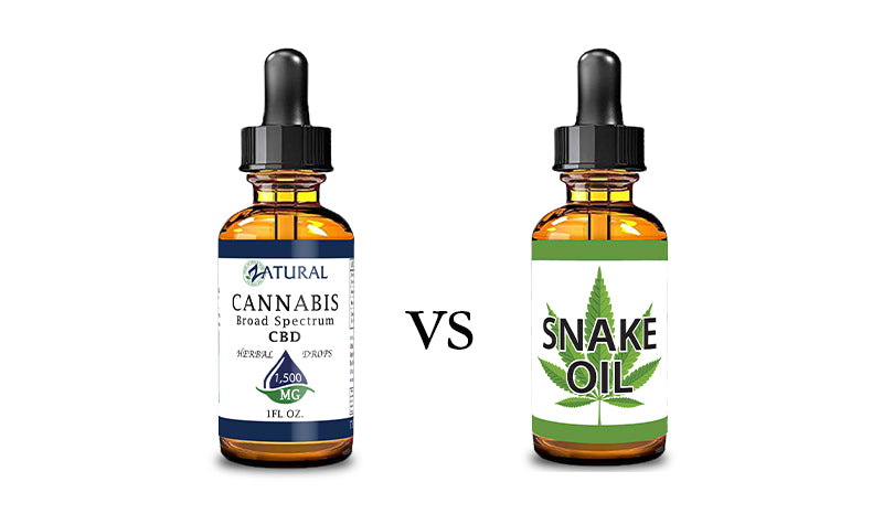 Zatural CBD vs Snake oil