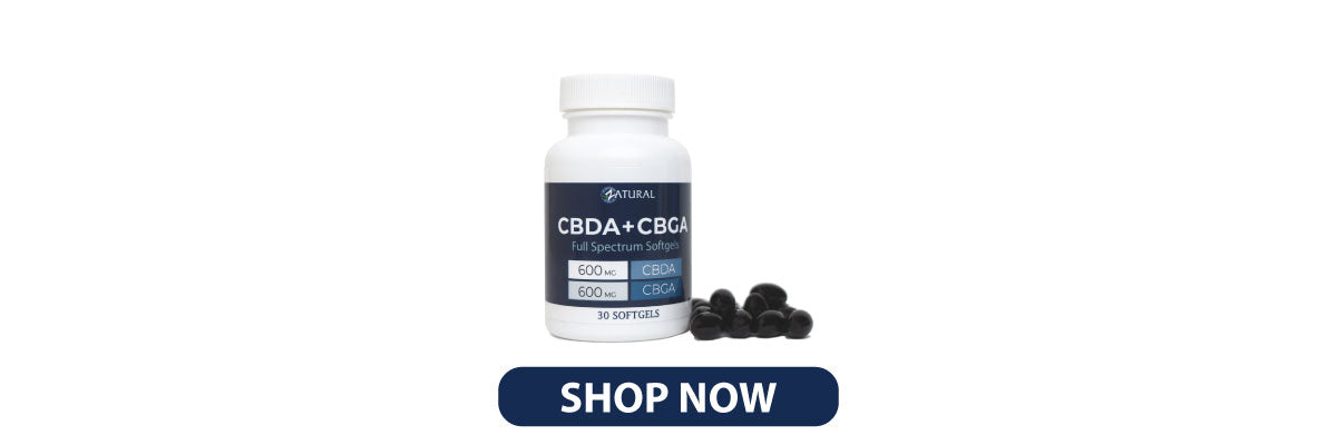 CBDA and CBGA Full Spectrum CBD softgels