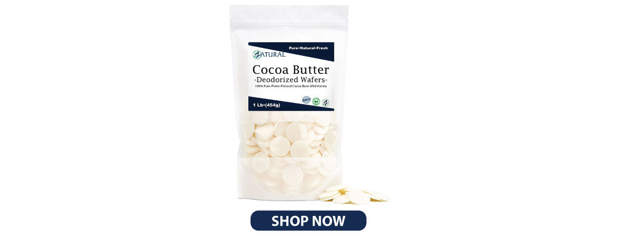 Zatural Cocoa Butter Wafers for DIY recipes